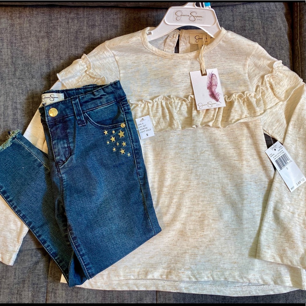 Jessica Simpson girls size 5 outfit
